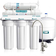 APEC Top Tier UV Ultra-Violet Sterilizer 75 GPD 6 Stage Ultra Safe Reverse Osmosis Drinking Water Filter System (ESSENCE ROES-UV75) - B00O2BOZ7M